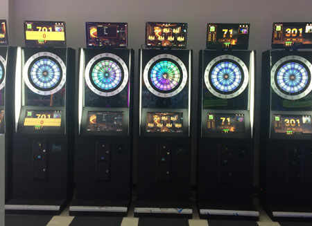 電子飛鏢機擺放