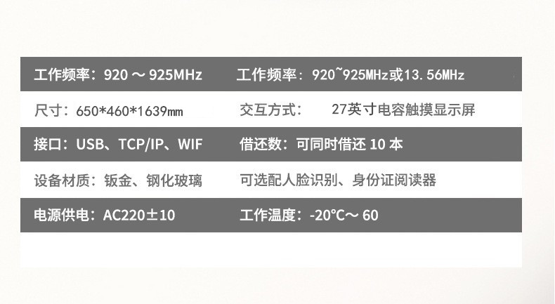 豪華型自助借還書機
